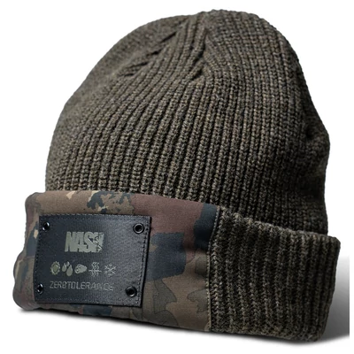 Nash - Zimná Čiapka ZT Woolly Hat Camo Panel