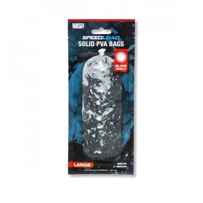 NASH SPEEDLOAD SOLID PVA BAGS Slow MELT - PVA SÁČKY - Large