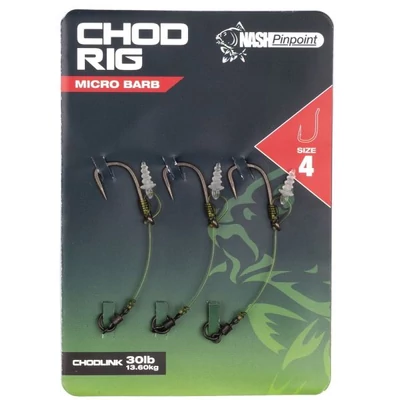 Nash Chod Rig Micro Barb 3x - 4