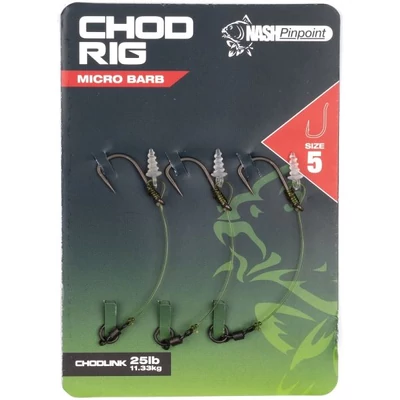 Nash Chod Rig Micro Barb 3x - 5
