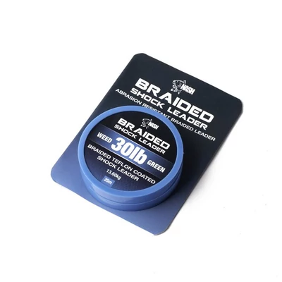 Nash Braided Shock Leader Weed 25m 30lb