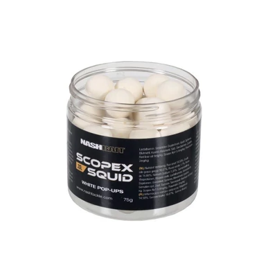 NASH SCOPEX SQUID POP UPS WHITE 20mm 75g
