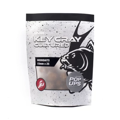NASH KEY CRAY 15mm x 25 CULTURED HOOKBAITS