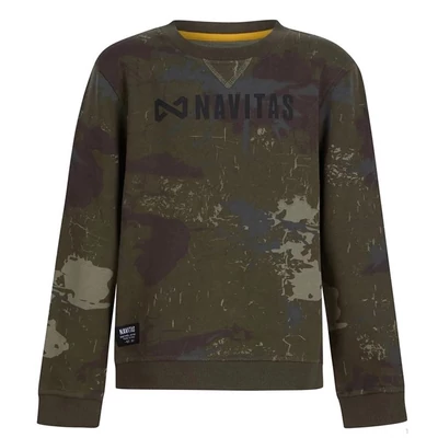 Navitas - Kids Camo Identity Sweatshirt 7/8