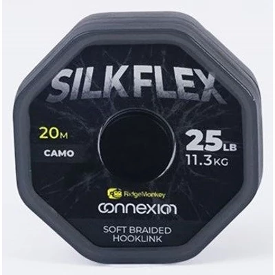 RidgeMonkey - Šnúrka Connexion SilkFlex Soft Braid 20m 25lb
