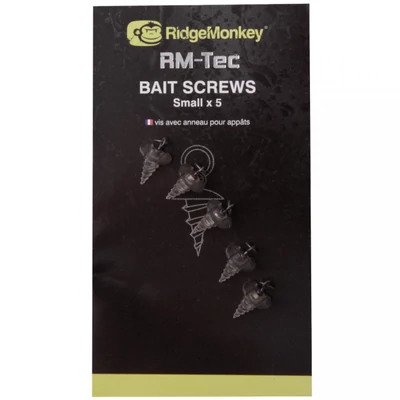 RidgeMonkey RM-Tec Bait Screws Small 5x
