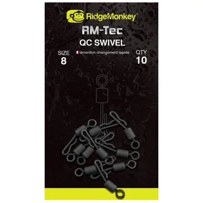 RidgeMonkey RM-Tec Quick Change Inline Swivel 8 10x