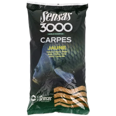 SENSAS KRMIVO 3000 CARPES JAUNE (KAPR ŽLTÝ) 1KG