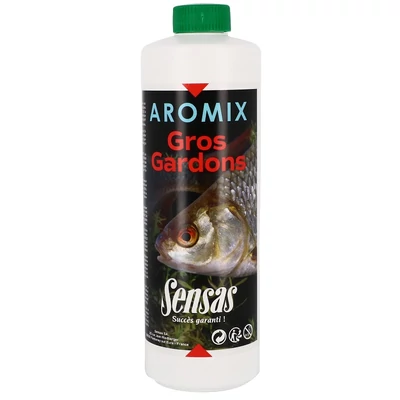 SENSAS ATRAKTOR AROMIX GROS GARDONS (VELKÁ PLOTICA) 500ML