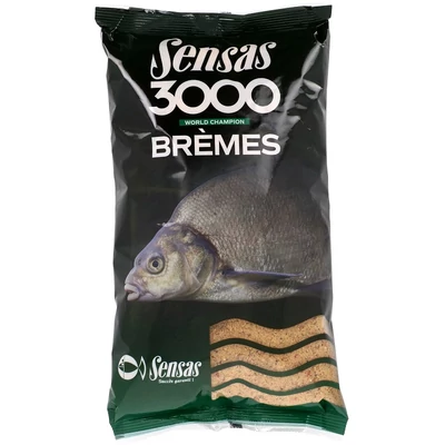 SENSAS KRMIVO 3000 BREMES (PLESKÁČ) 1KG