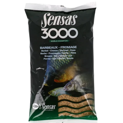 SENSAS KRMIVO 3000 BARBEL FORMAGE (MRENA SYROVÁ) 1KG