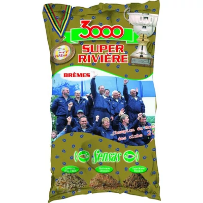 SENSAS KRMIVO 3000 SUPER RIEKA PLESKÁČ 1KG