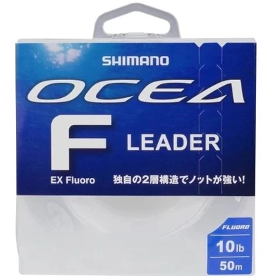 Shimano Rybársky Vlasec Line Ocea EX Fluoro Leader 50m 0.577mm 40lb Clear