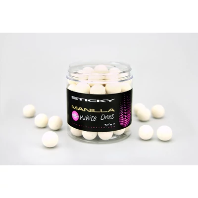 Sticky Baits Manilla Pop Ups White Ones 100g 14mm