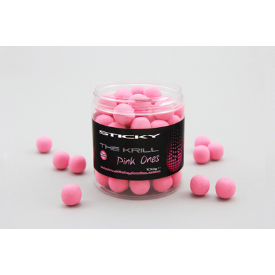 Sticky - The Krill Pop Ups Pink Ones 100g 14 mm