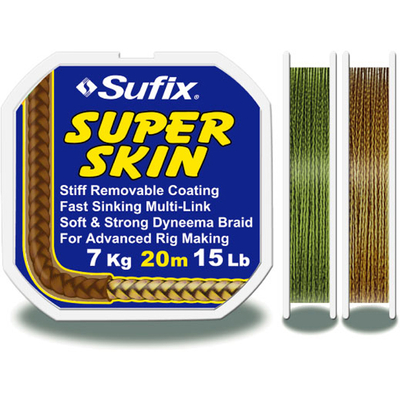Sufix - Super Skin Hnedý 7kg/15lb, 20m
