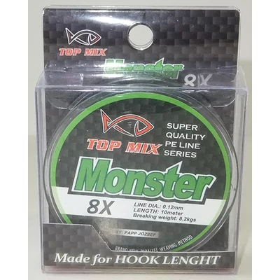 Top Mix - X8 Monster nadväzcová šnúrka 10 m - 0,12 mm