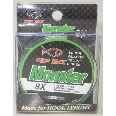 Top Mix - X8 Monster nadväzcová šnúrka 10 m - 0,14 mm