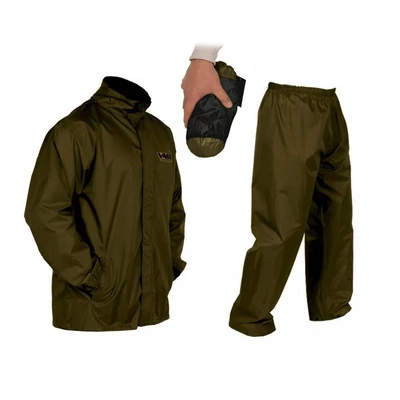 Vass Nepromokavý Komplet Tex W/P Breathable Jacket & Trouser Khaki - L